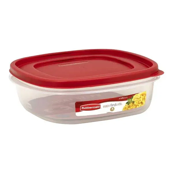 RUBBERMAID Easy Find Lids Square Food