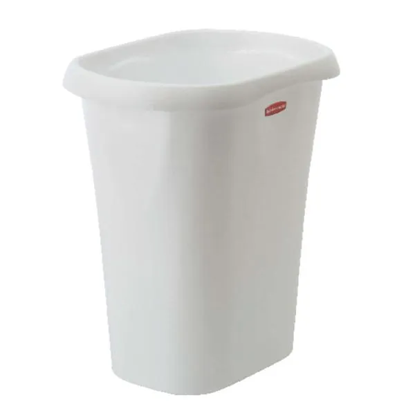 RUBBERMAID Polypropylene Open Top Wastebasket 12