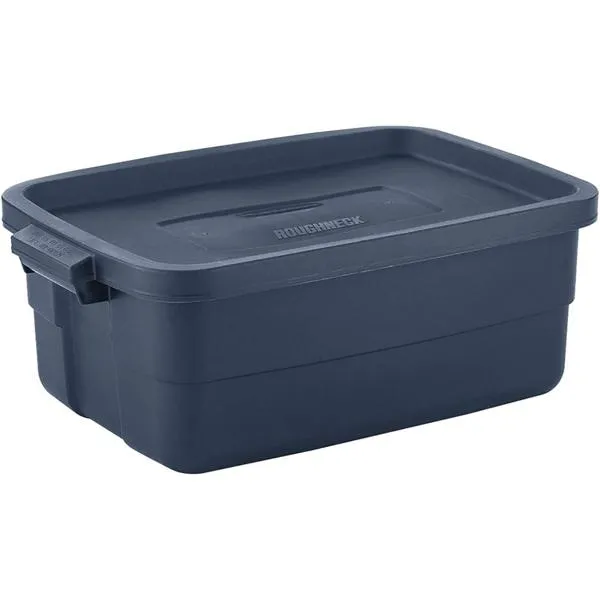 RUBBERMAID Roughneck Stackable Rectangular Tote Storage