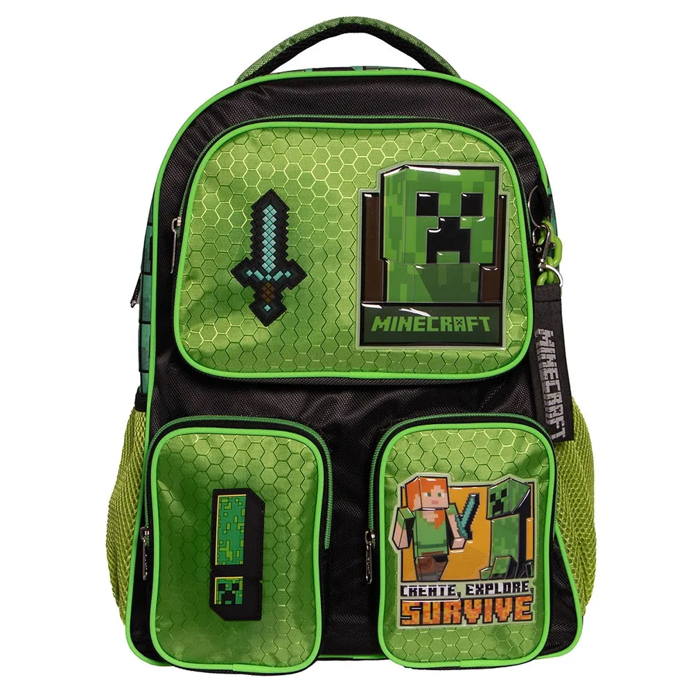 Ruz Mochila Minecraft Diseno Gamer