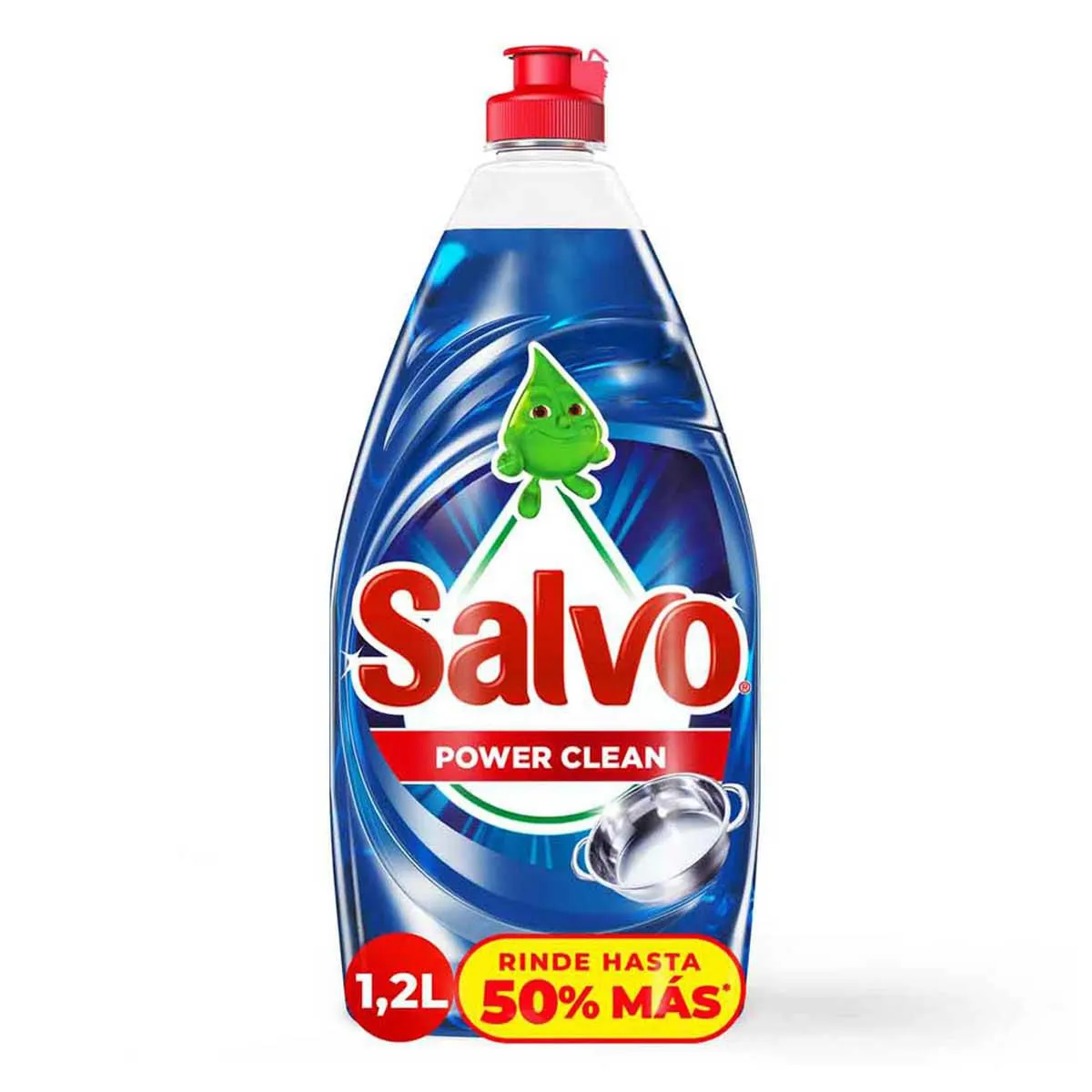 Salvo Jabon Liquido Trastes Power Clean
