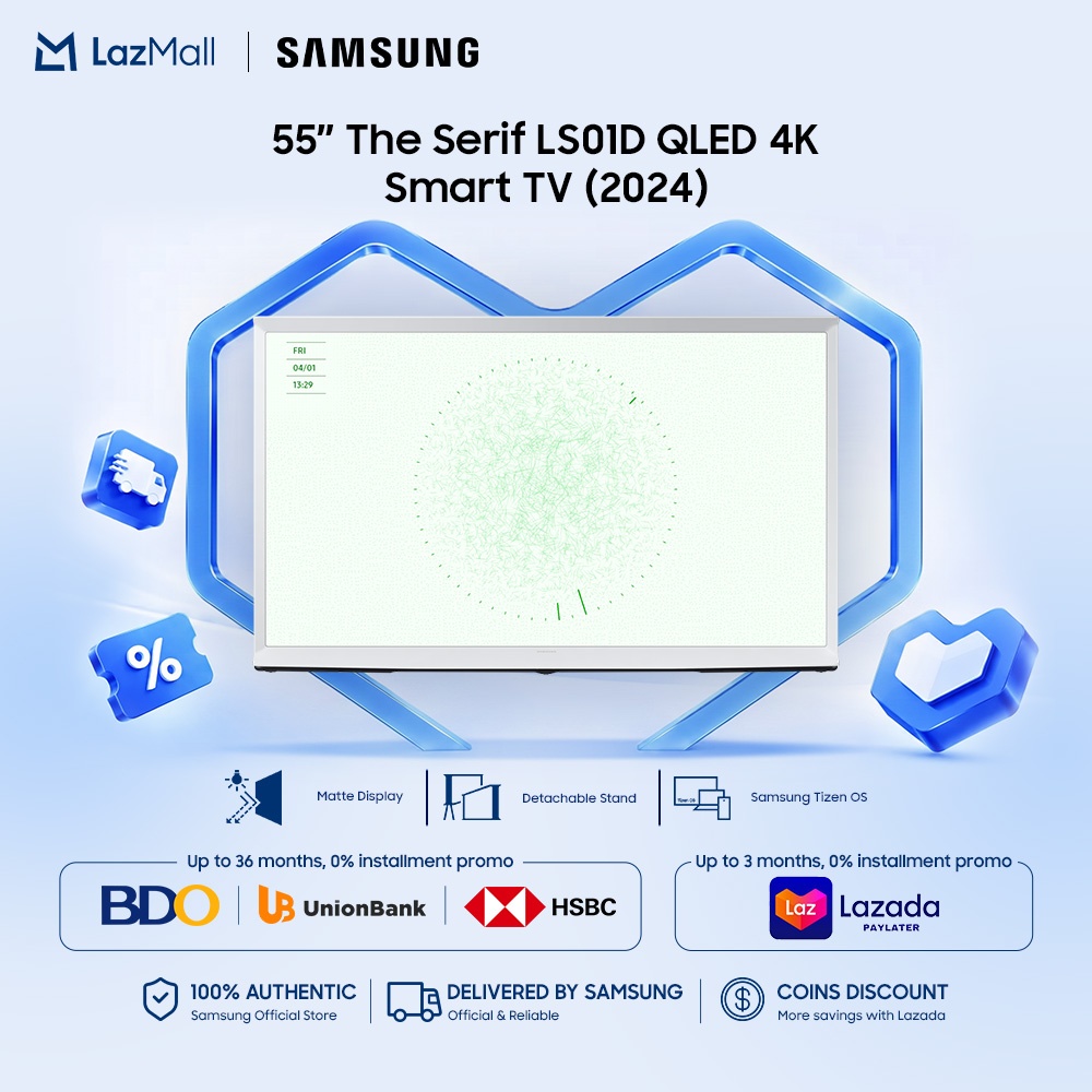 Samsung 55 Serif ls01d Qled 4k