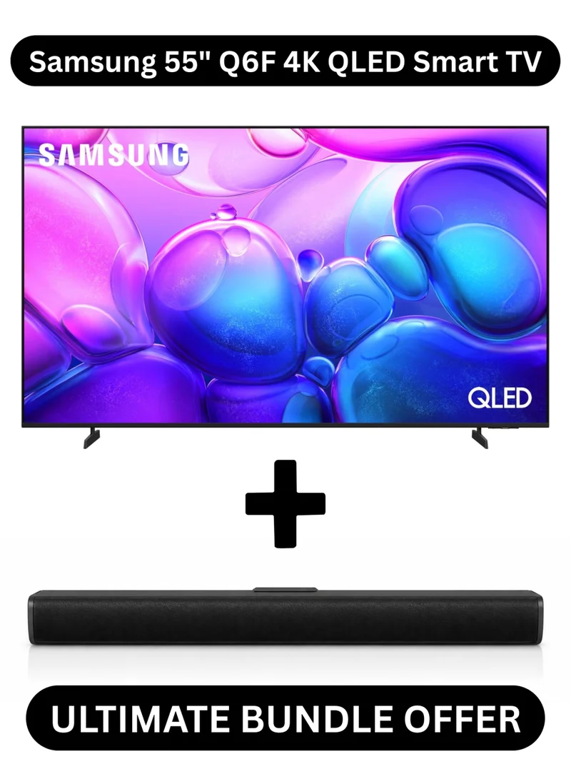 Samsung Bundle Of 55 q6f 4k