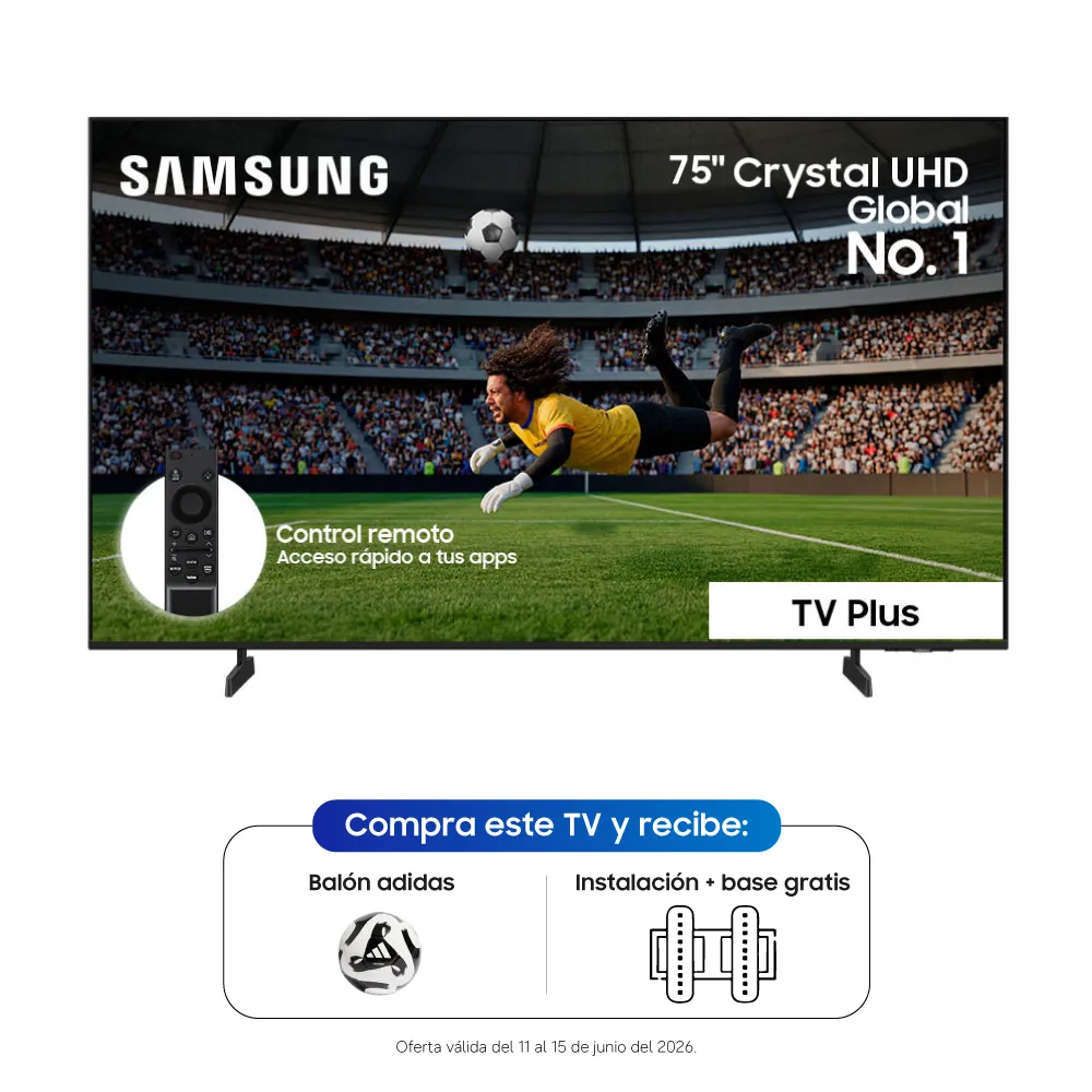 Samsung Televisor 75 Pulgadas Led Uhd