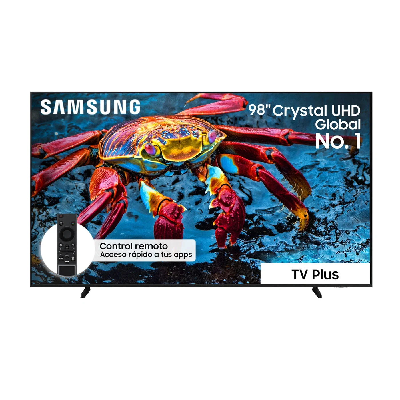 Samsung Televisor 98 Pulgadas Crystal Uhd
