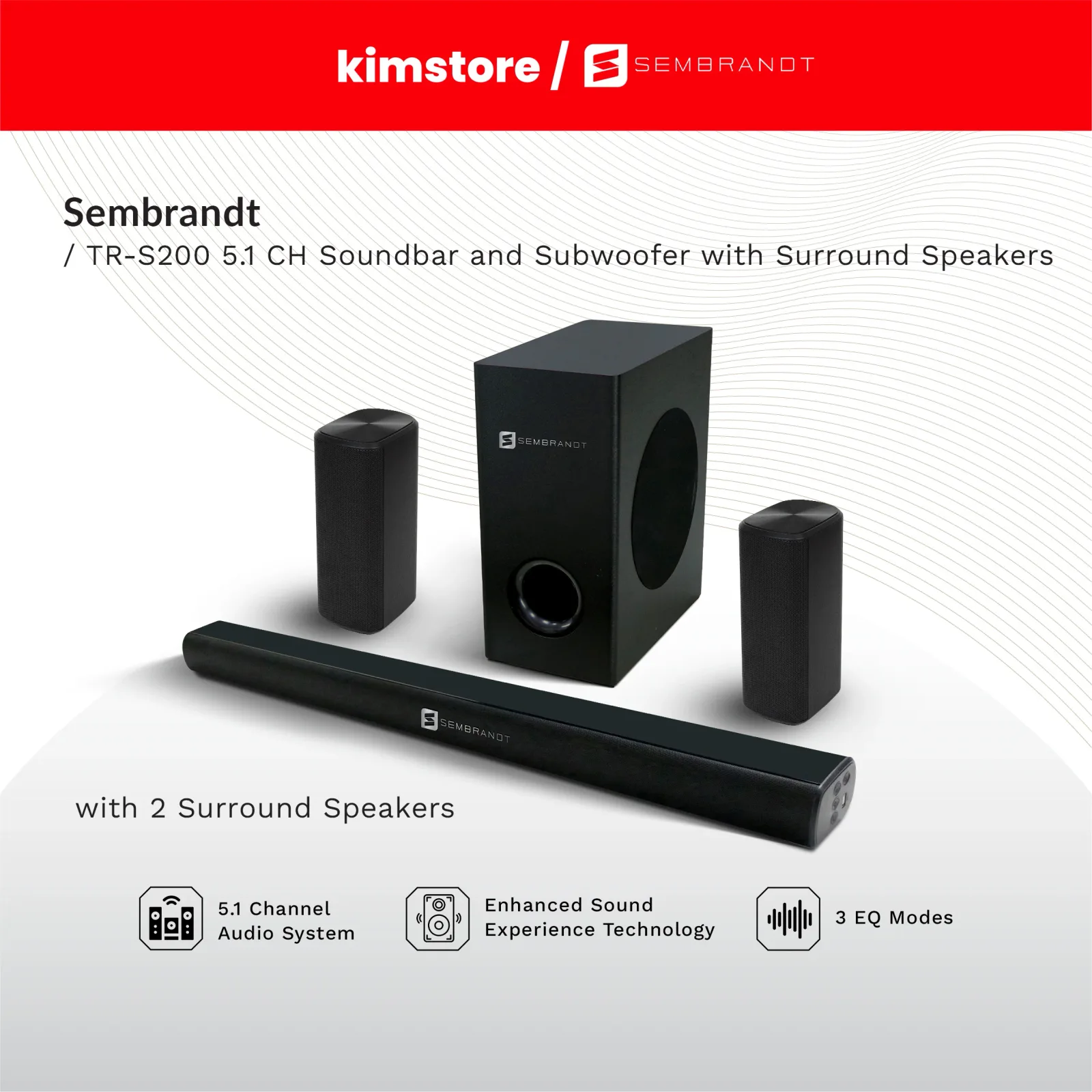 Sembrandt Tr s200 5 1ch Subwoofer Sembrandt Tr s200 5 1ch Subwoofer