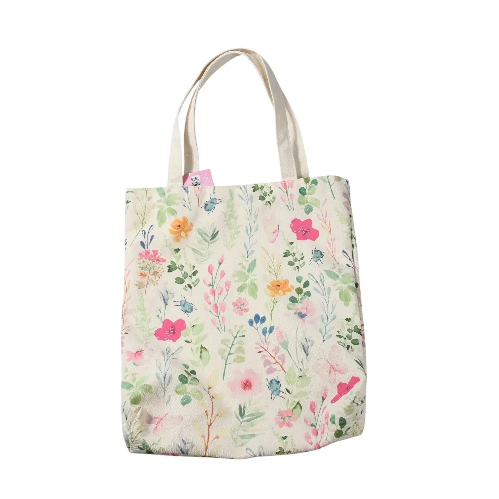 Stuk Bolsa Tote Bolsa Interior Flores