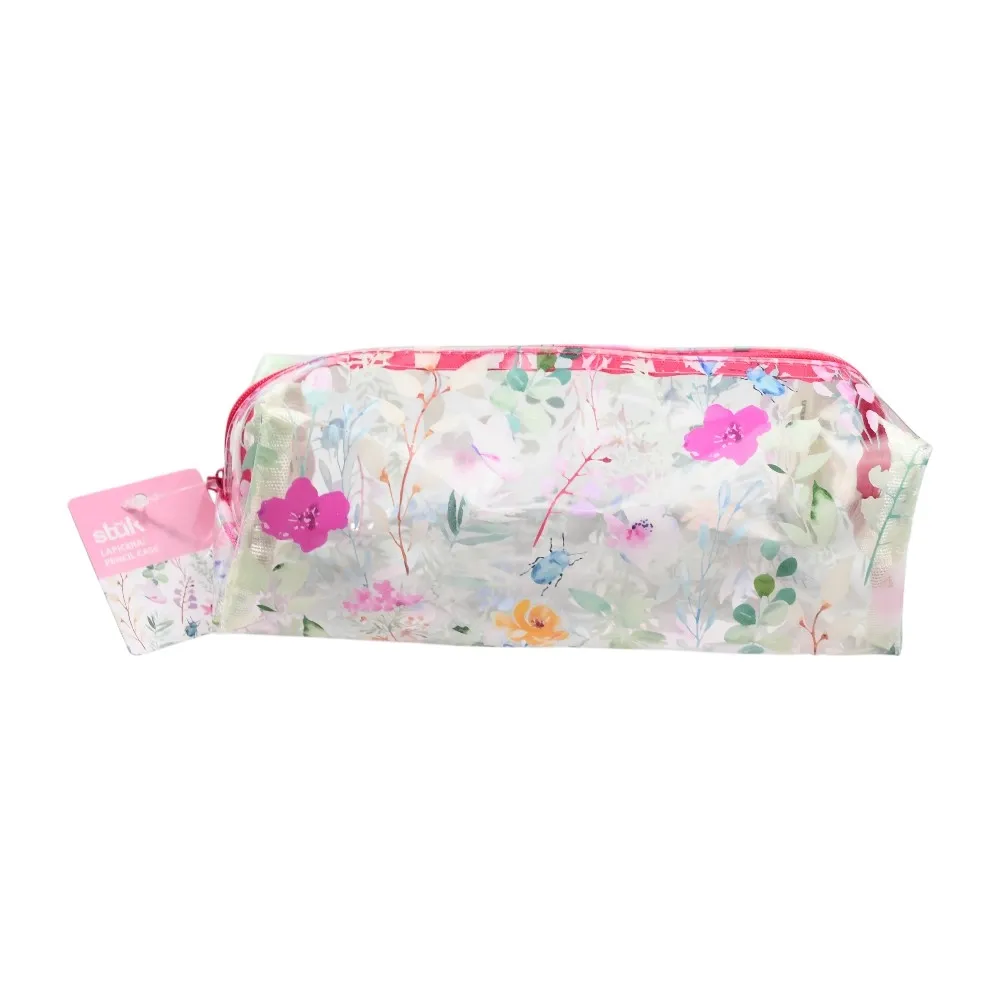 Stuk Lapicera Plastico Flores