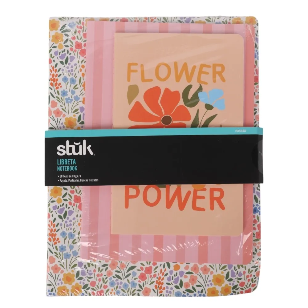 Stuk Set 3 Libretas Decoradas 30