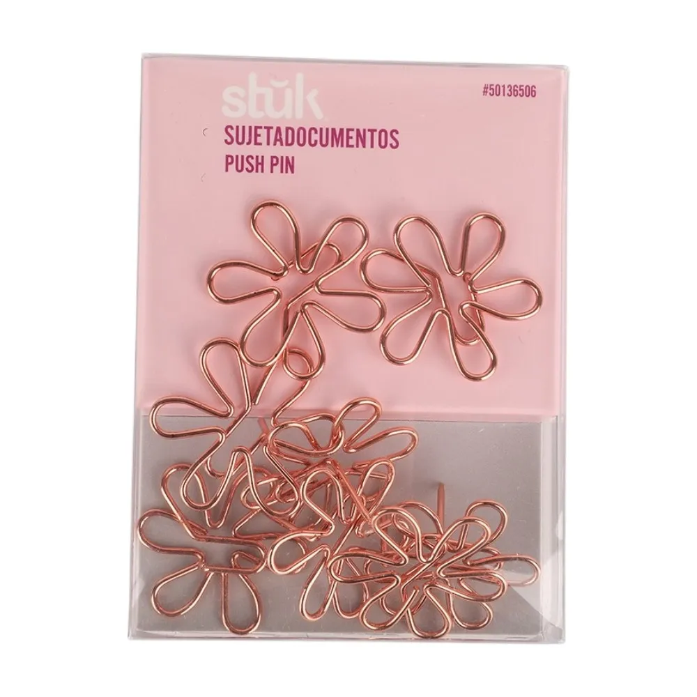 Stuk Set Clips Decorativos Flor 8