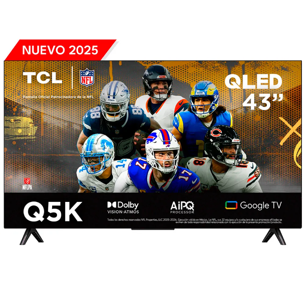 TCL Pantalla 43 Qled 4k Hdr