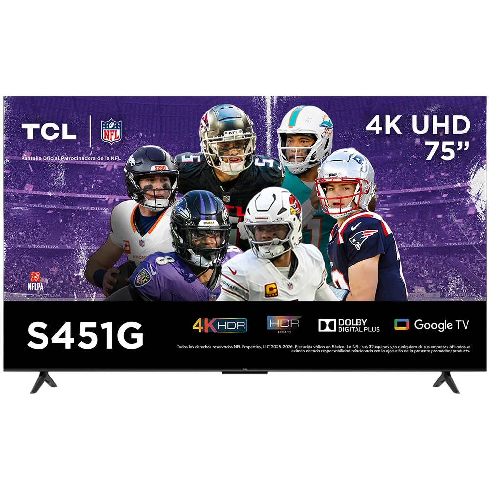 TCL Pantalla 75 4k Hdr Google