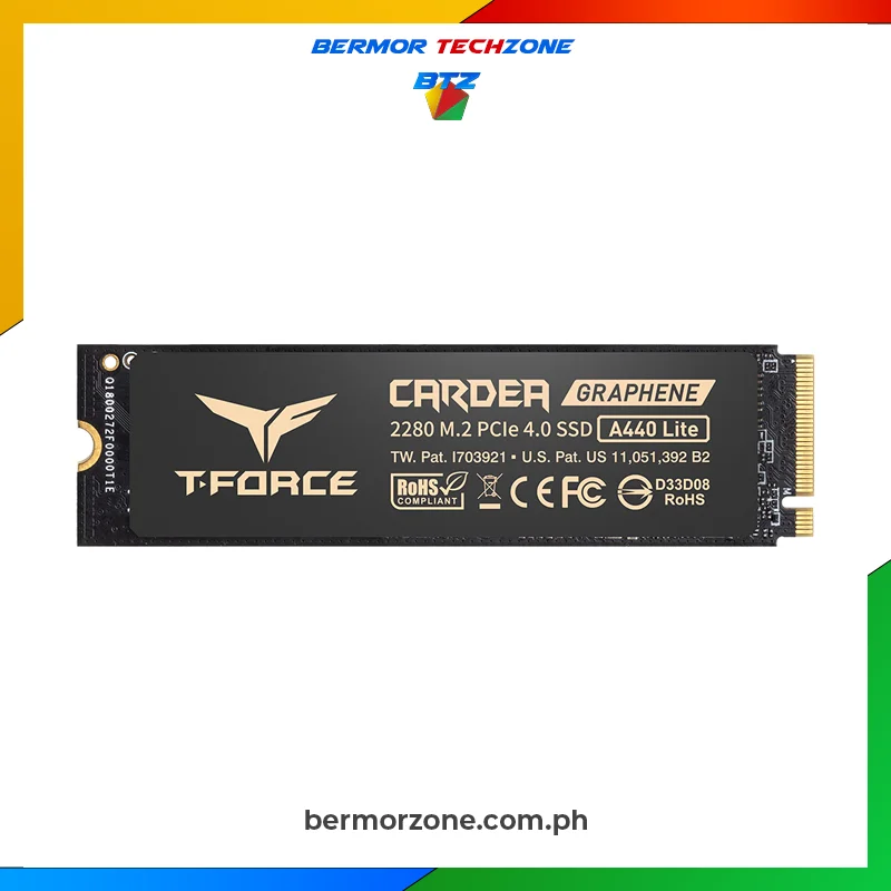 TeamGroup a440 Lite Graphene Heatsink Pcie 2tb to 3tb, 480gb to 512gb, 960gb to 1tb