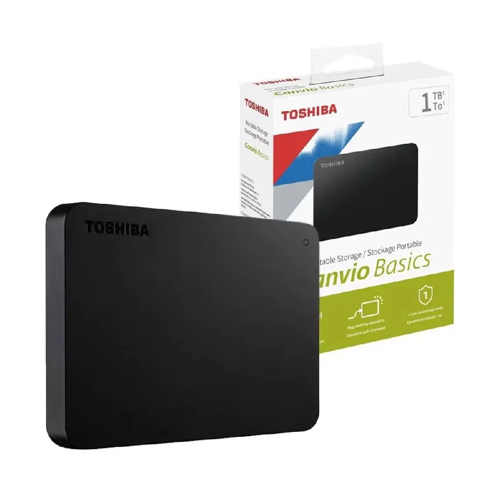 Toshiba Disco Duro Externo Canvio Basics 1 TB