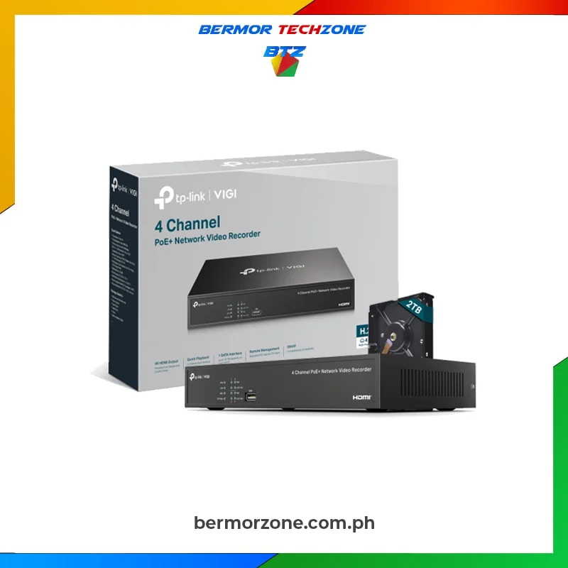Tp Link Vigi nvr1004h 4p 2.0 TB