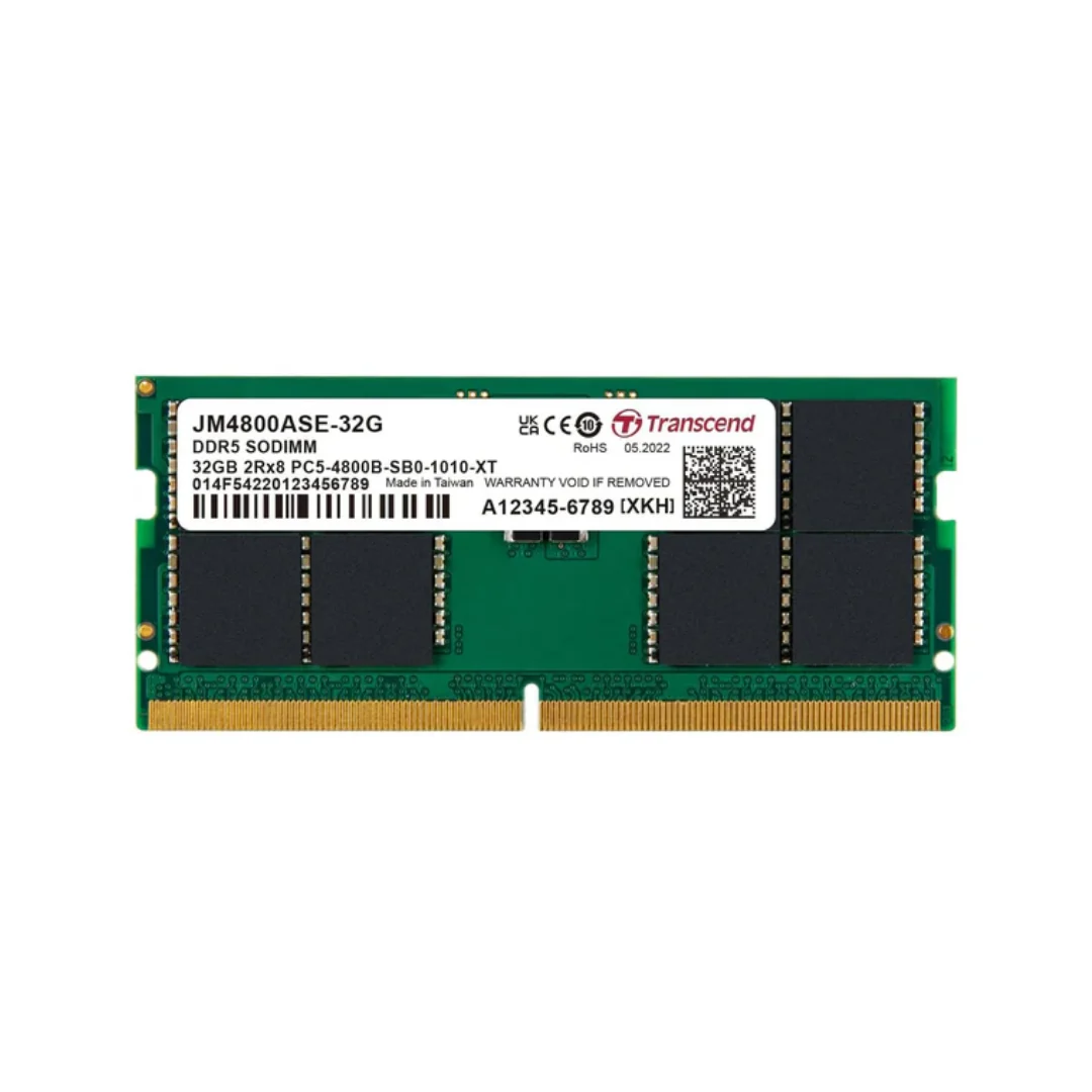 Transcend ddr5 4800mts Sodimm 2rx8 cl40 32 GB