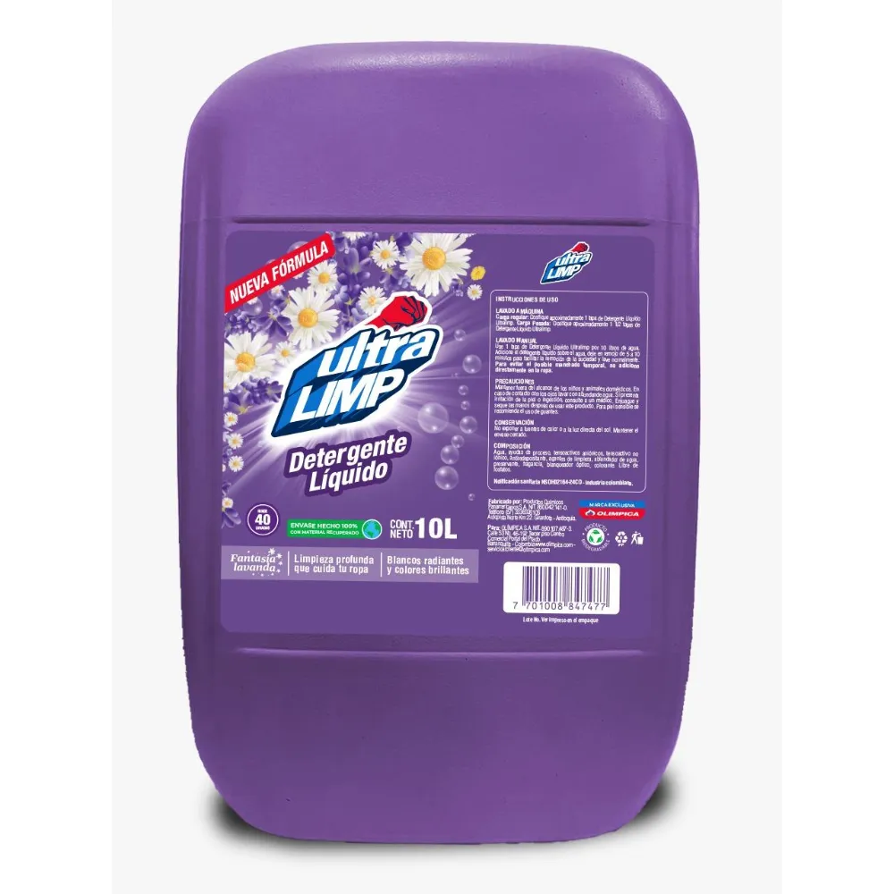 Ultralimp Deterg Liq Lavanda 10l