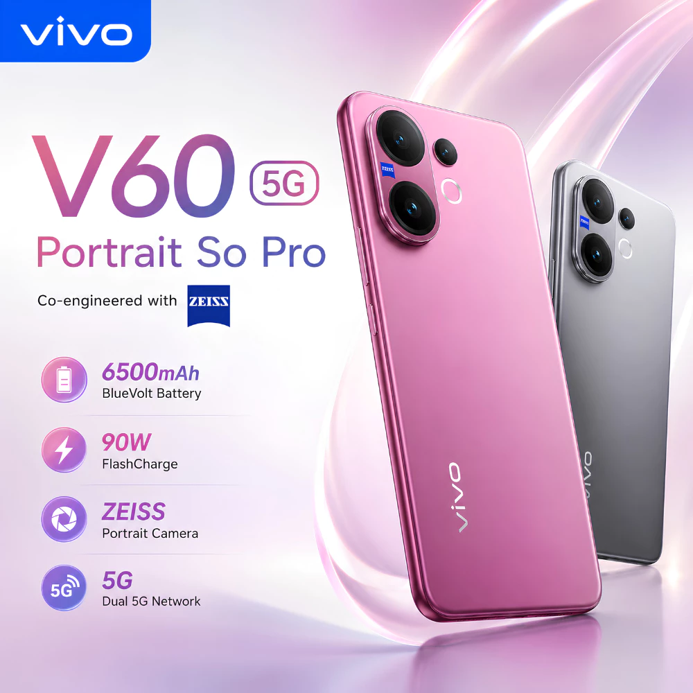 Vivo viv0 v60 50mp Al Portrait 512 GB