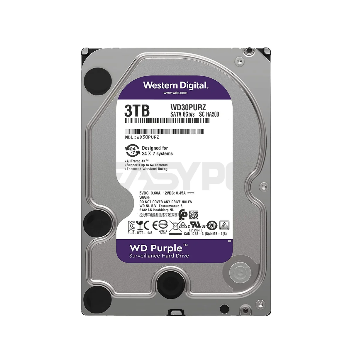 Western Digital Harddisk Drive 2.9 TB