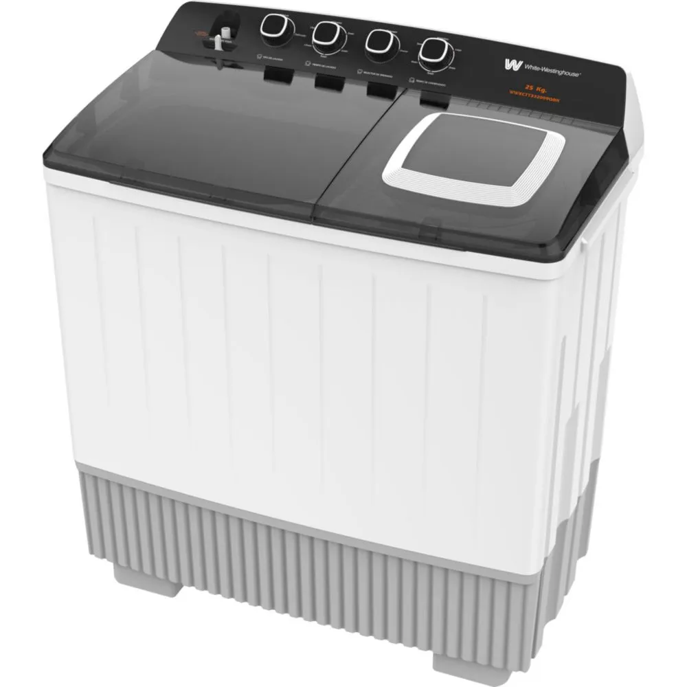 WHITE WESTINGHOUSE Doble Tina 25 Kg Semiautomatica 25 GB