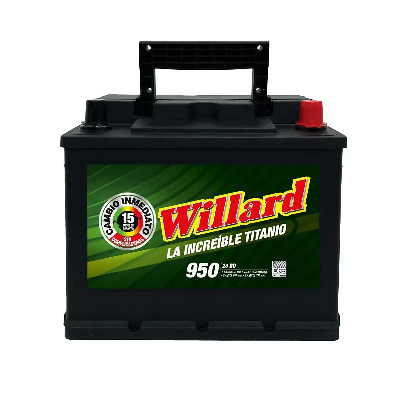 WILLARD Bateria Carro 24bd 950 92 minutos