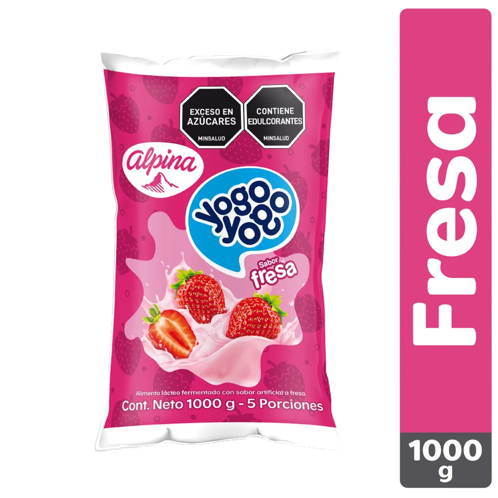 YOGO YOGO Alimento Lacteo Yogo Yogo Fresa refrigerado